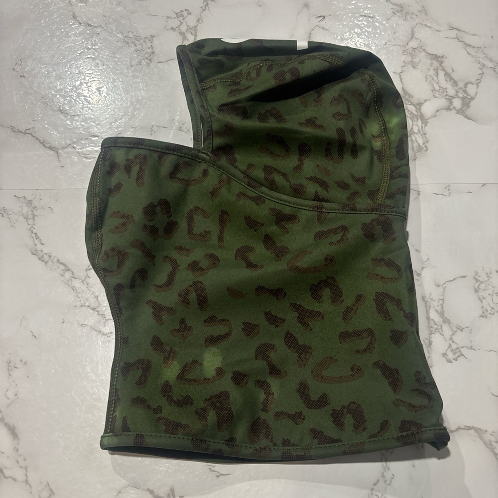 Supreme leopard reactive ski mask